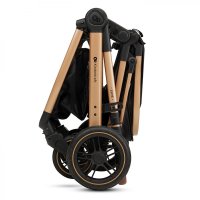 Carucior pentru copii Kinderkraft Esme Pure Black 3 in 1 reversibil, cu spatar si maner reglabil, suportul pentru pahar, husa pentru picioare, husa de ploaie, geanta - 6