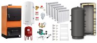 Pachet Complet Incalzire Fiama W 25 kW cu Puffer 800L, Calorifere Fornello, Boiler Termoelectric si Accesorii - 1