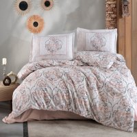 Lenjerie de pat King Size Ranforce Clasy (Hezen) din 100% Bumbac - 1