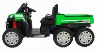 Novokids Farmer Beast Buggy Verde, masinuta electrica pentru copii, 24V, 6 roti, 2 locuri si remorca - 2