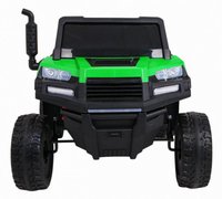 Novokids Farmer Beast Buggy Verde, masinuta electrica pentru copii, 24V, 6 roti, 2 locuri si remorca - 3