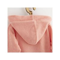 Halat de baie New Baby pentru copii marime 104110 din bumbac pink - 1