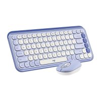 Logitech POP Icon Combo - Tastatura si Mouse Bluetooth, Layout US (Mov) - 1