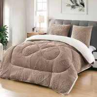 Pilota Groasa Cocolino cu Blanita Buffy V24 Dark Bej, 200x230cm, 4.5kg - 1