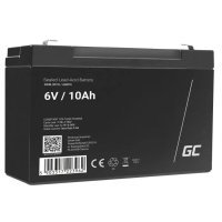 Acumulator plumb acid GreenCell 6V 10AH, terminal F1/T1, AGM16 - 1