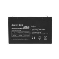 Acumulator plumb acid GreenCell 6V 10AH, terminal F1/T1, AGM16 - 2