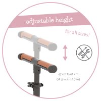 Trotineta pentru copii Chillafish Flexxi Cameo Pink pliabila, ghidon reglabil, roti ABEC-5, greutate admisa 50 kg - 11