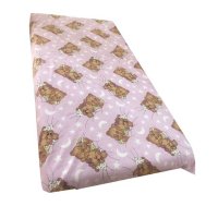 Set de 2 cearsafuri pt pat de 120x60 cm din finet cu elastic pe colturi - 9
