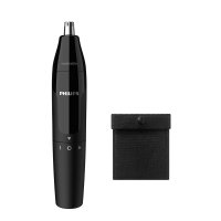 Trimmer pentru nas/urechi Philips NT1620/15, baterie, lavabil, utilizare umed si uscat, Negru - 5