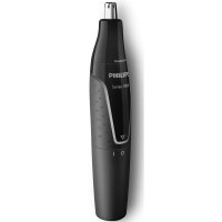 Trimmer pentru nas/urechi Philips NT1620/15, baterie, lavabil, utilizare umed si uscat, Negru - 2