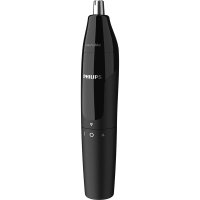 Trimmer pentru nas/urechi Philips NT1620/15, baterie, lavabil, utilizare umed si uscat, Negru - 6