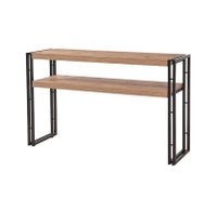 Comoda COSMO DRESUAR din pin atlantic si negru, dimensiuni 140x35x80 cm - 1