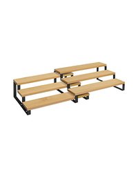 Set 2 Suporturi pentru condimente, Songmics, Natural Negru, KCS016N01 - 1