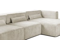 Colțar Extensibil 5 locuri ZANETTO, cu ladă de depozitare, 340x160x70 cm - 3