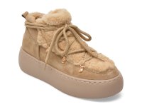 Ghete bej GRYXX QS729 din nabuc pentru femei - 1