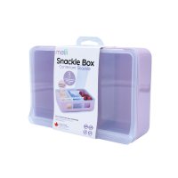 Cutie pentru gustari Melii cu 3 compartimente, Wisteria Purple - 3