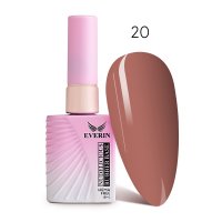 Rubber Base Everin Nudelicious 20 – Bază rubber Nude Cald, HEMA &amp; TPO Free, 15ml - 1