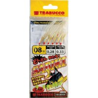 Montura Taparina Trabucco Sabiki - 6 Bucati cu Carlige Nr. 6 - 1