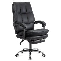 Scaun Directorial OFF 417 cu Piele Ecologica, Suport de Picioare si Design Elegant - 1