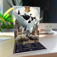 Figurina Acrilica Harry Potter - Diorama Harry si Buck in Hogwarts - 2
