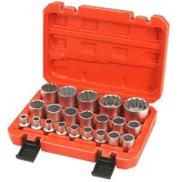 Trusa chei tubulare, Verke V39104, 21 buc, 1/2" - 1