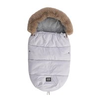 Sacul termic impermeabil Luxe Black Grey pentru carucior - 1