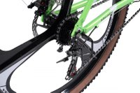 Bicicleta MTB-HT Velors Power 2.7 V27302M VerdeAlbNegru 27 inch cadru aluminiu - 4