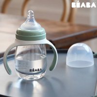 Biberon Beaba 2 in 1 din Tritan 210 ml Sage Green - 4