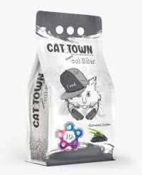 Asternut Igienic Cat Town Carbon Activ pentru Pisici, 10 L - 1