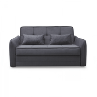 Canapea extensibila DREW C, 3 locuri, cu lada de depozitare, gri inchis, dimensiuni 175x110x88 cm - 1