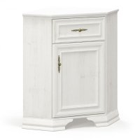 Comoda de colt IRYS, 1 usa, 1 sertar, pin anderson, 59x59x88,7 cm - 1