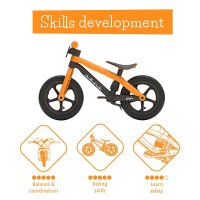 Bicicleta de echilibru Chillafish BMXie 02 Ginger pentru copii 2-5 ani, cu suport pentru picioare si frana integrata - 6