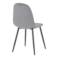 Scaun Bella Gri/Negru - Eleganță și Confort pentru Dining - 2