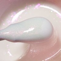 Gel Milky White - Shimmer Obsession Gel Everin 50gr cu Sclipici 02 - 1