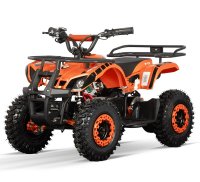 ATV electric NITRO Torino Quad pentru copii, 1000W, 36V, portocaliu, cu anvelope Snowy - 1