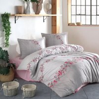 Lenjerie de pat king size Ranforce Lorinda din bumbac 100% - 1