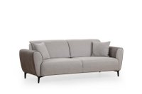 Canapea extensibila AREN, 3 locuri, gri, 215x85x85 cm - 1
