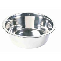 Castron rotund pentru caini TRIXIE din inox argintiu, capacitate M-L (1.75l) - 2