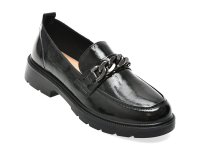 Mocasini negri GRYXX 911 din piele naturala lacuita - 1