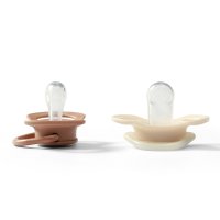 Set 2 suzete simetrice Babyono din silicon 18 luni+ cu maner fluorescent - 8