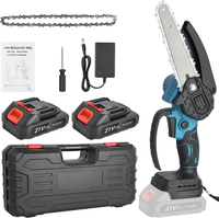 Fierastrau Electric Mini 24V cu Lanț de 6 inch si 2 Baterii de 2000 mAh - 1