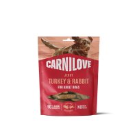 CARNILOVE Jerky cu Curcan si Iepure pentru Caini, Recompense Fara Cereale, XS-XL, 100 g - 2