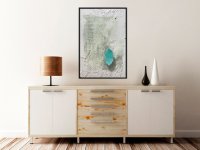 Poster - Floating Leaf I, cu Ramă neagră, 20x30 cm - 2