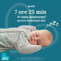 Sac de dormit pentru infasat Love to Dream Swaddle Up Roz S 3.5-6 kg 1 Tog - 2