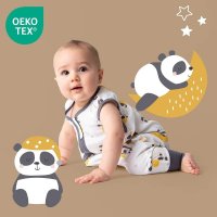 Sac de dormit Bamboo Panda cu picioruse, 70 cm, 0.5 Tog - 2