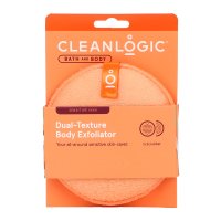 Burete exfoliant Cleanlogic pentru piele sensibila cu doua texturi, 1 bucata - 1