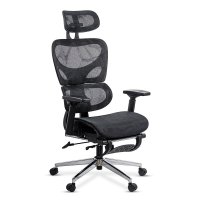Scaun ergonomic SYYT 9508 cu brate reglabile, negru - 1
