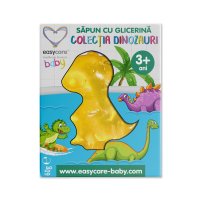 Bomba de baie Easycare Baby cu baloane de sapun si parfum de mere 100 g - Dinozaur - 1
