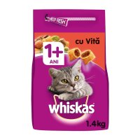 WHISKAS Adult cu vita, hrana uscata pentru pisici, 1.4 kg - 5