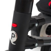 Tricicleta pentru copii Qplay Rito+ Albastru pliabila, cu spatar reglabil cu pozitie de somn, 2 tipuri de suporti pentru picioare,copertina cu protectie UV si roti din cauciuc Eva - 3